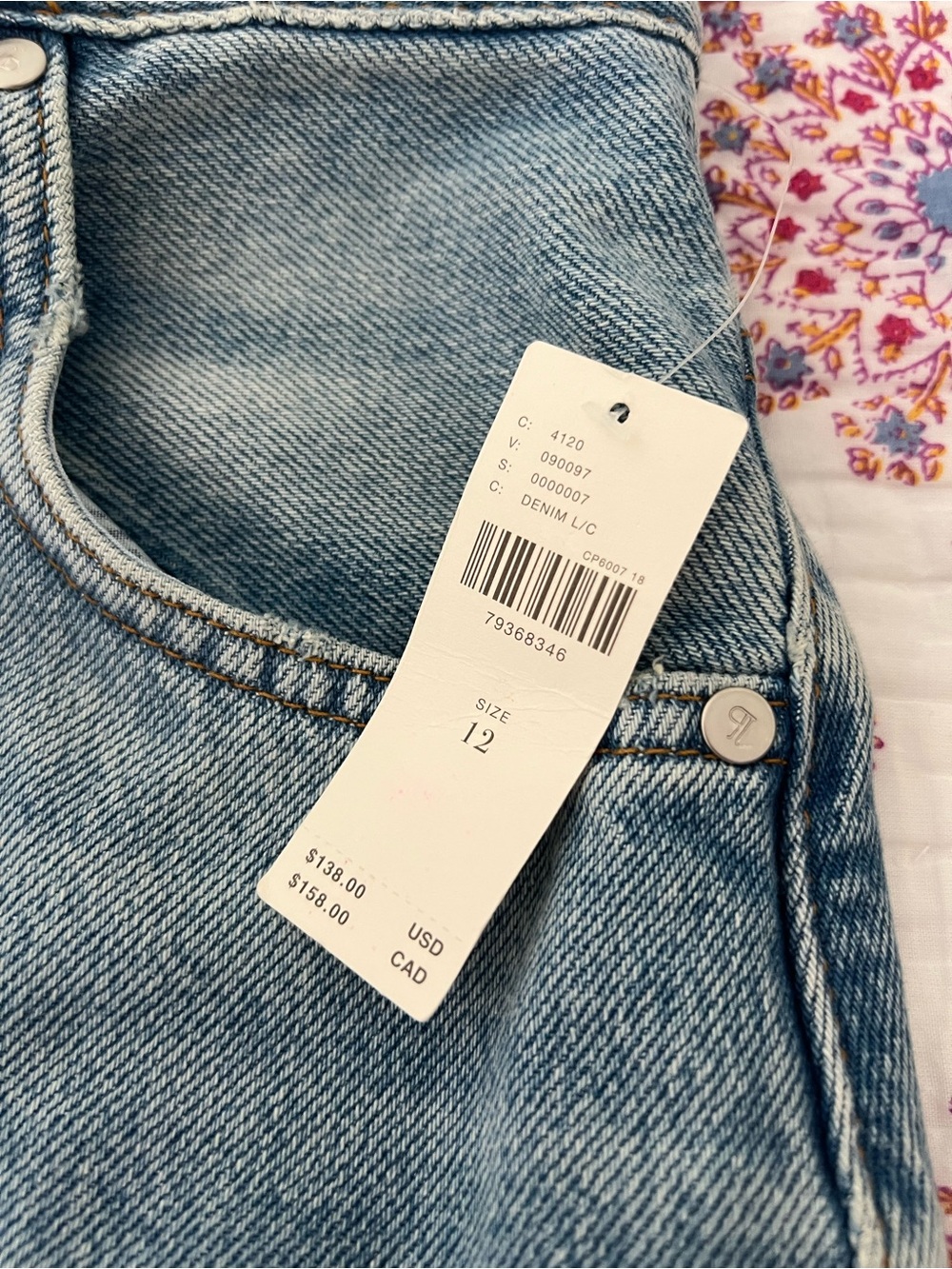 Pilcro nwt denim skirt - Picture 4 of 5